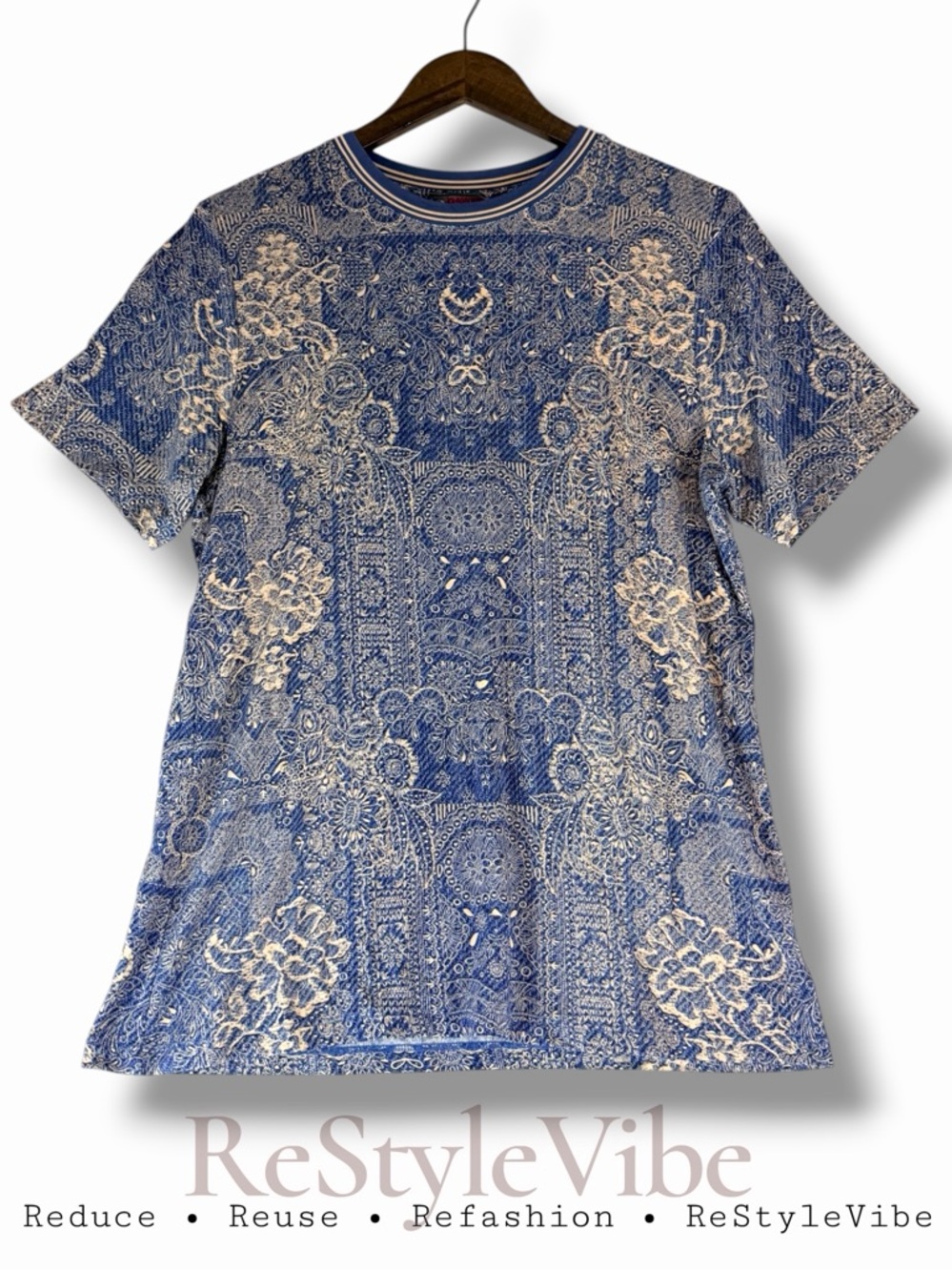 JOHNNY WAS Women’s Size XL Shirt Tee T-Shirt The Janie Short Sleeve Stretch